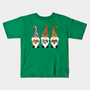 Adventurer Gnomes Animal Print Kids T-Shirt